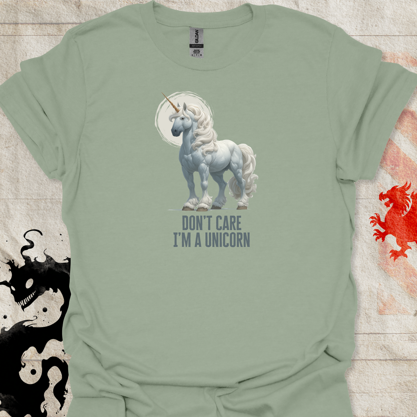 Unicorn - Don't Care, I'm a Unicorn Unisex T-Shirt
