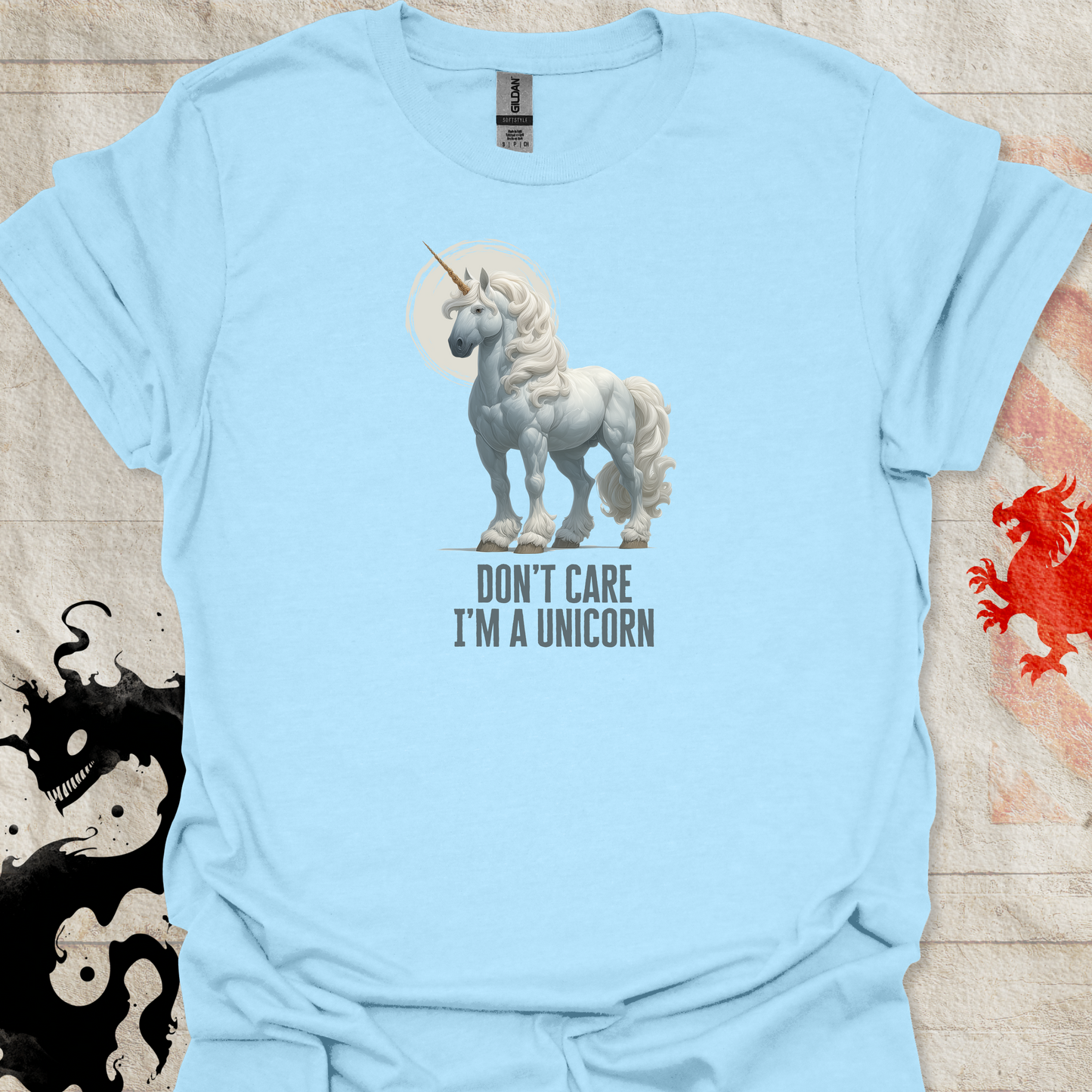 Unicorn - Don't Care, I'm a Unicorn Unisex T-Shirt