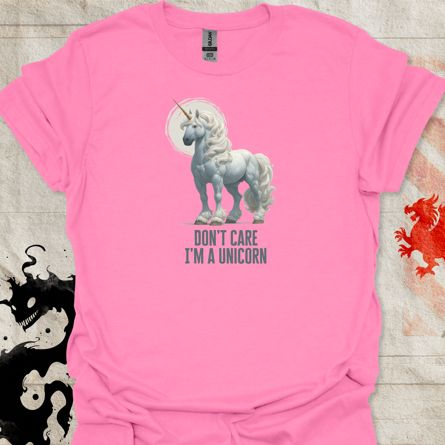 Unicorn - Don't Care, I'm a Unicorn Unisex T-Shirt
