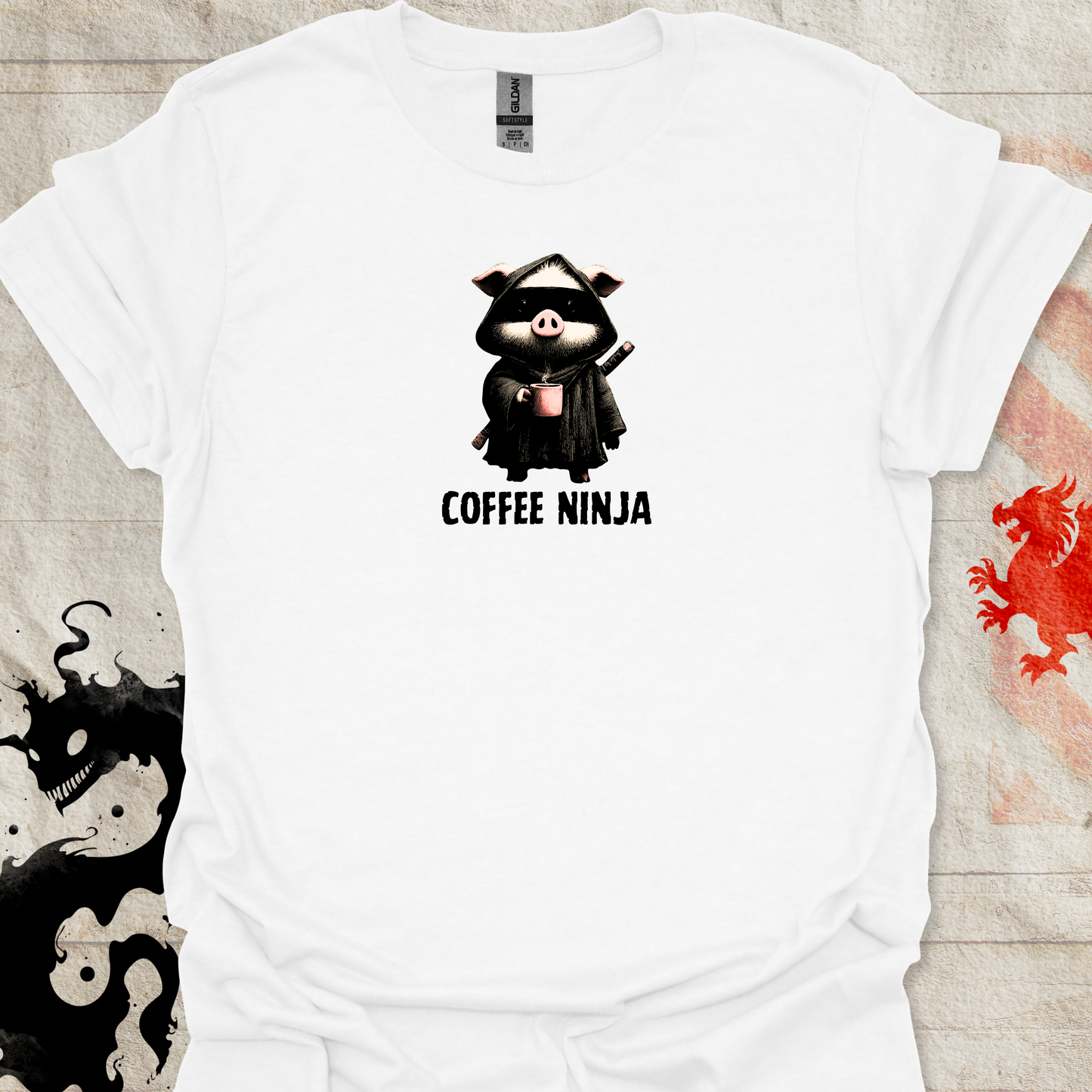 Coffee Ninja Ping T-Shirt