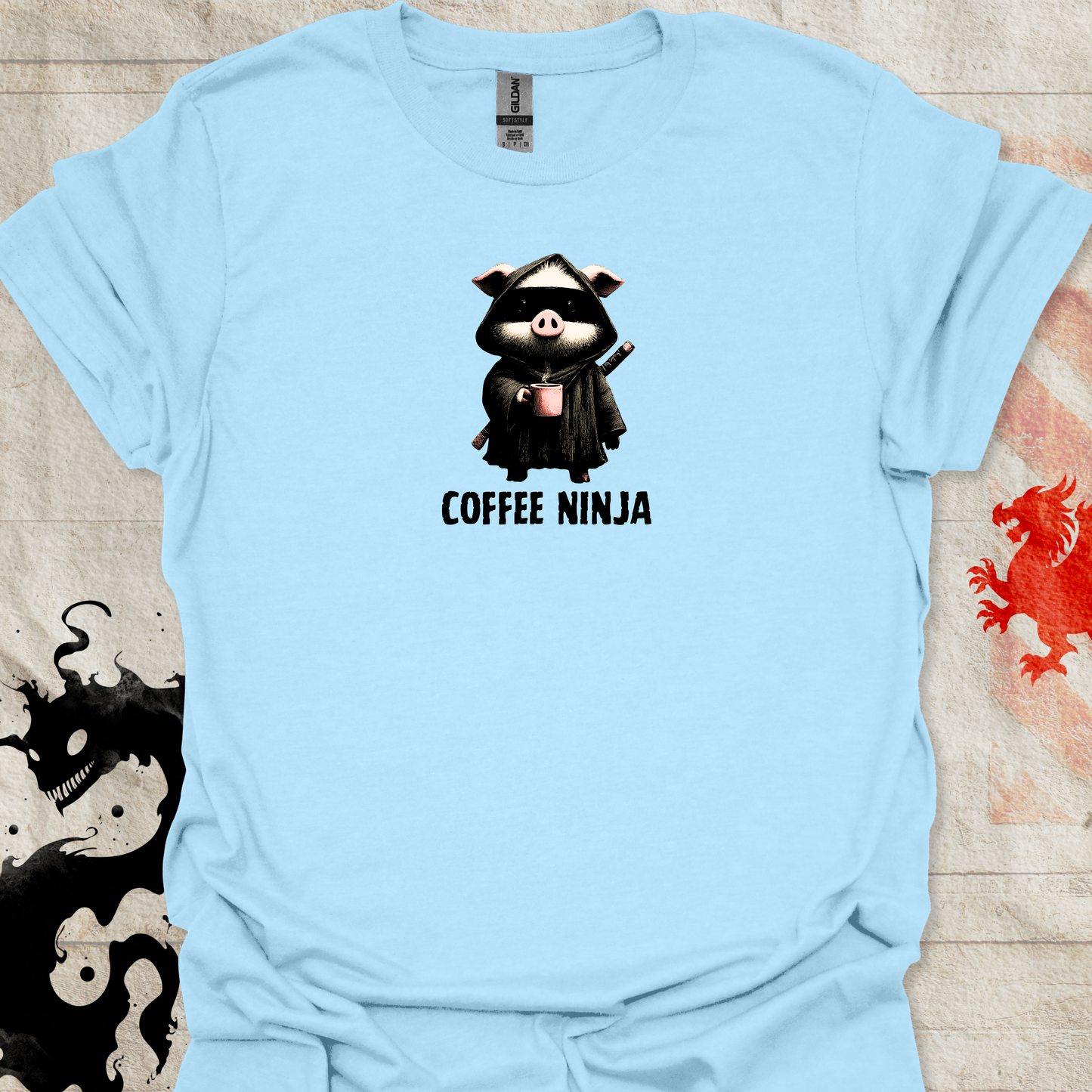Coffee Ninja Ping T-Shirt