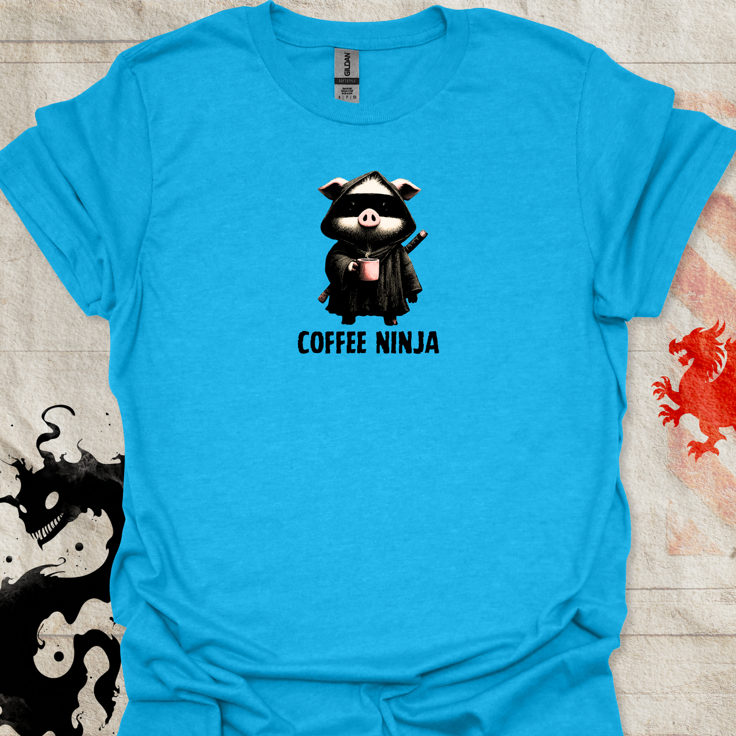 Coffee Ninja Ping T-Shirt