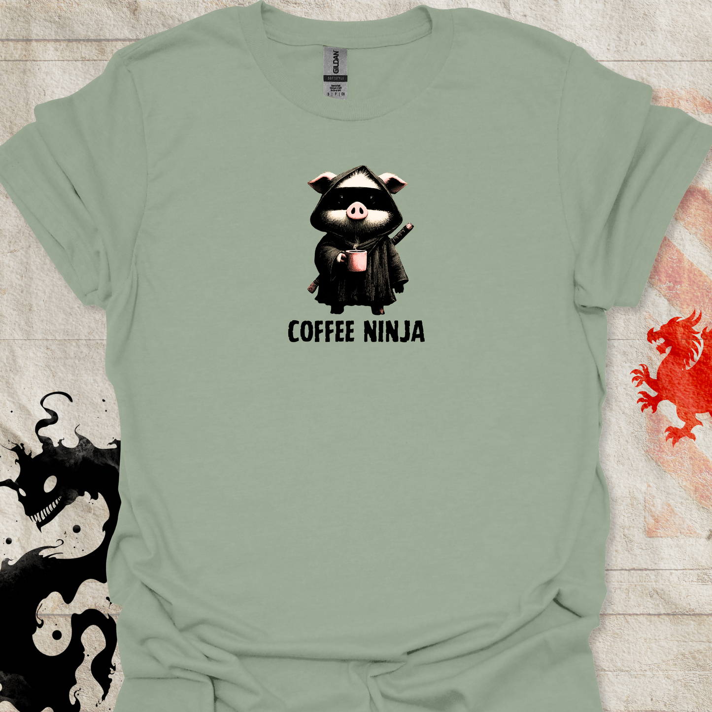 Coffee Ninja Ping T-Shirt