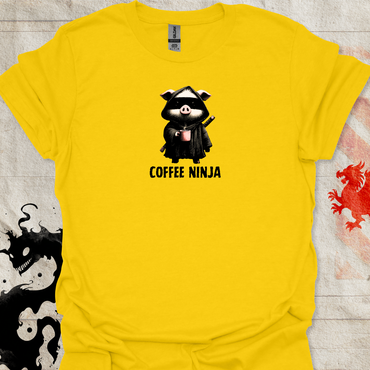 Coffee Ninja Ping T-Shirt