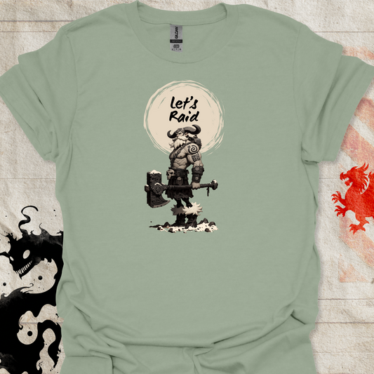 Viking  Let's Raid T-Shirt