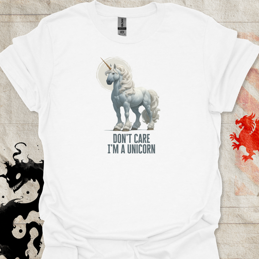 Unicorn - Don't Care, I'm a Unicorn Unisex T-Shirt